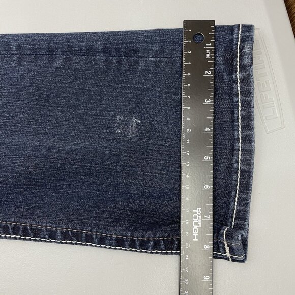 Miss Me Bootcut Jeans Western Bling Rhinestone Cowgirl Stretch Denim Womens 26 - Picture 10 of 12